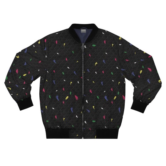 Disover Retro 90's Arcade And Theater Style Men's Bomber Jacket