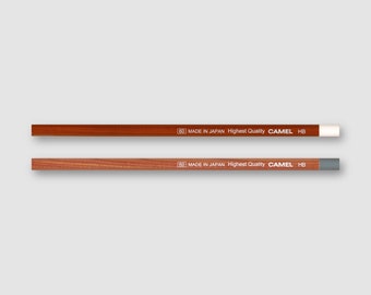 Camel HB Pencil Set 6Pc In Wood Tones From Japan