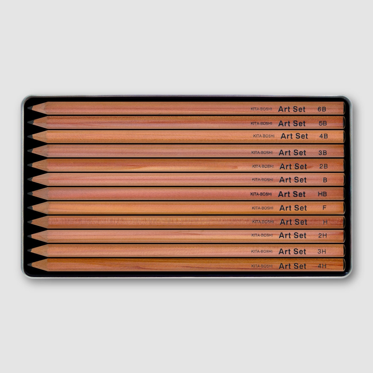 12 Sketching Artist Pencils For Drawing Kids Learn Graded Pencil 6B - 6H  Sketch