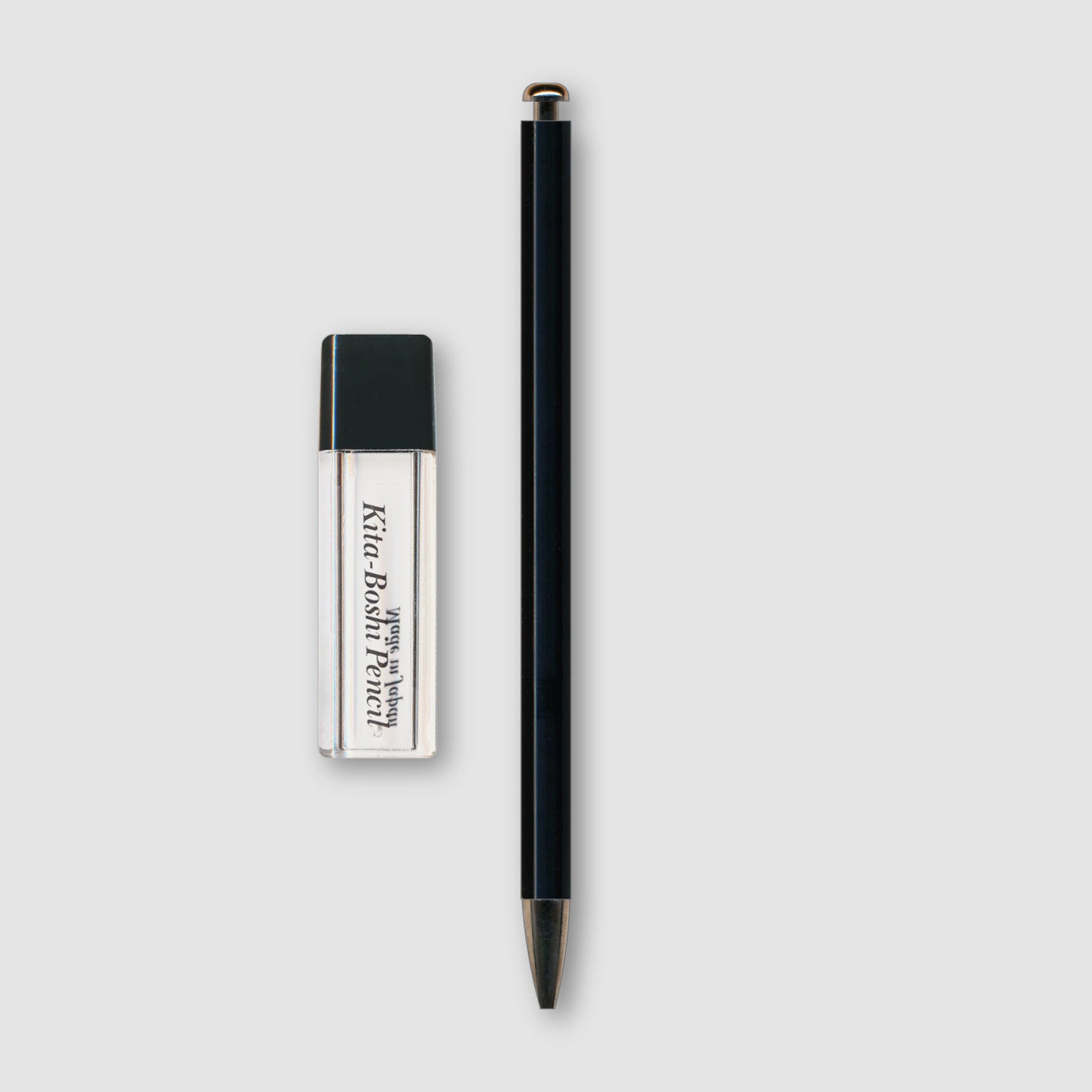 Kitaboshi Portamine 2 Mm Con Affilamine - Set Completo Con Corpo Navy, Ideale Per Disegno Tecnico E Schizzi