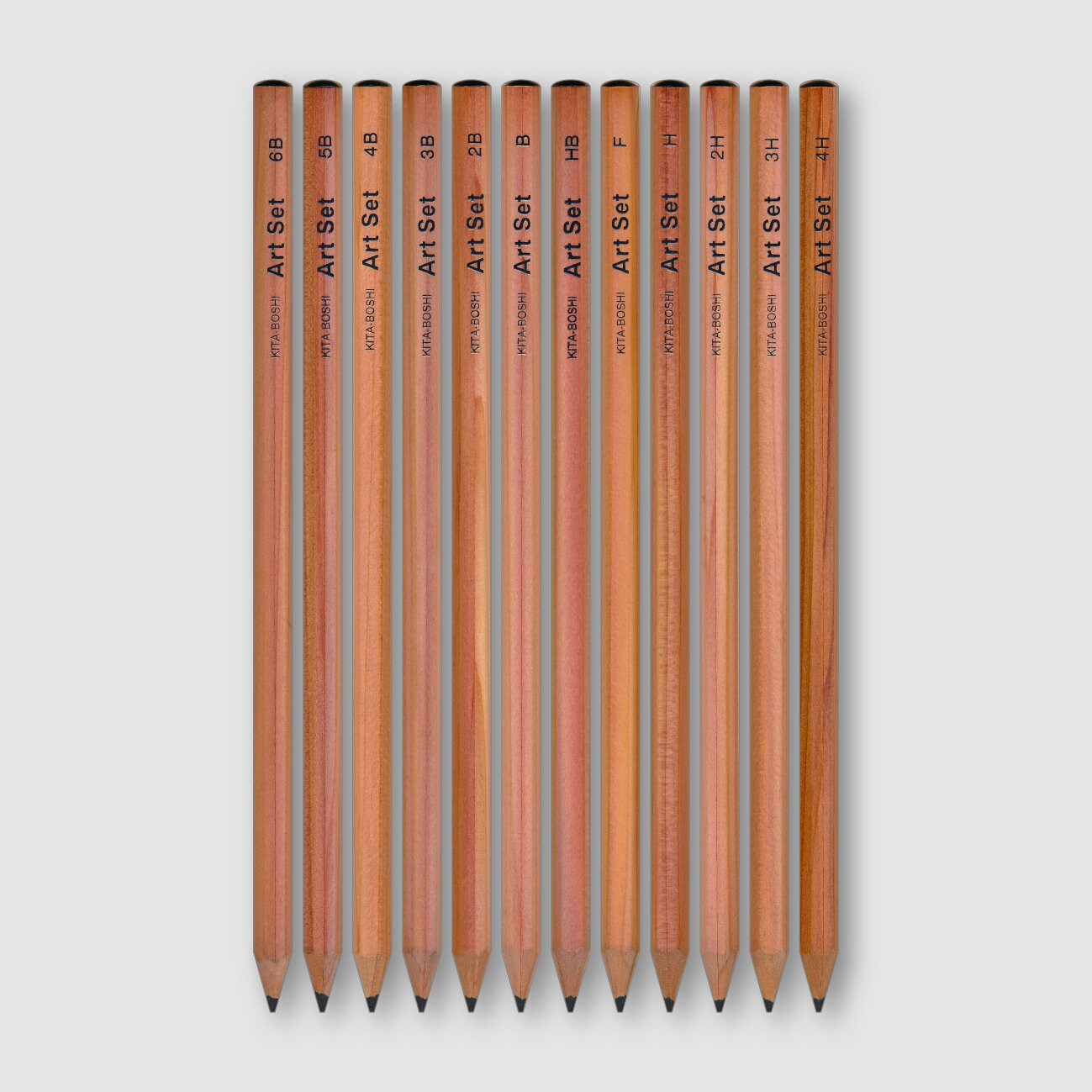 KITABOSHI 9352 Red Marking Pencils 12 Pack Made in Japan 