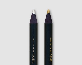 Camel Silver & Gold Color Pencil Set From Japan