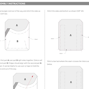 Sewing Pattern - Metamorph Water Bottle Pocket - Etsy