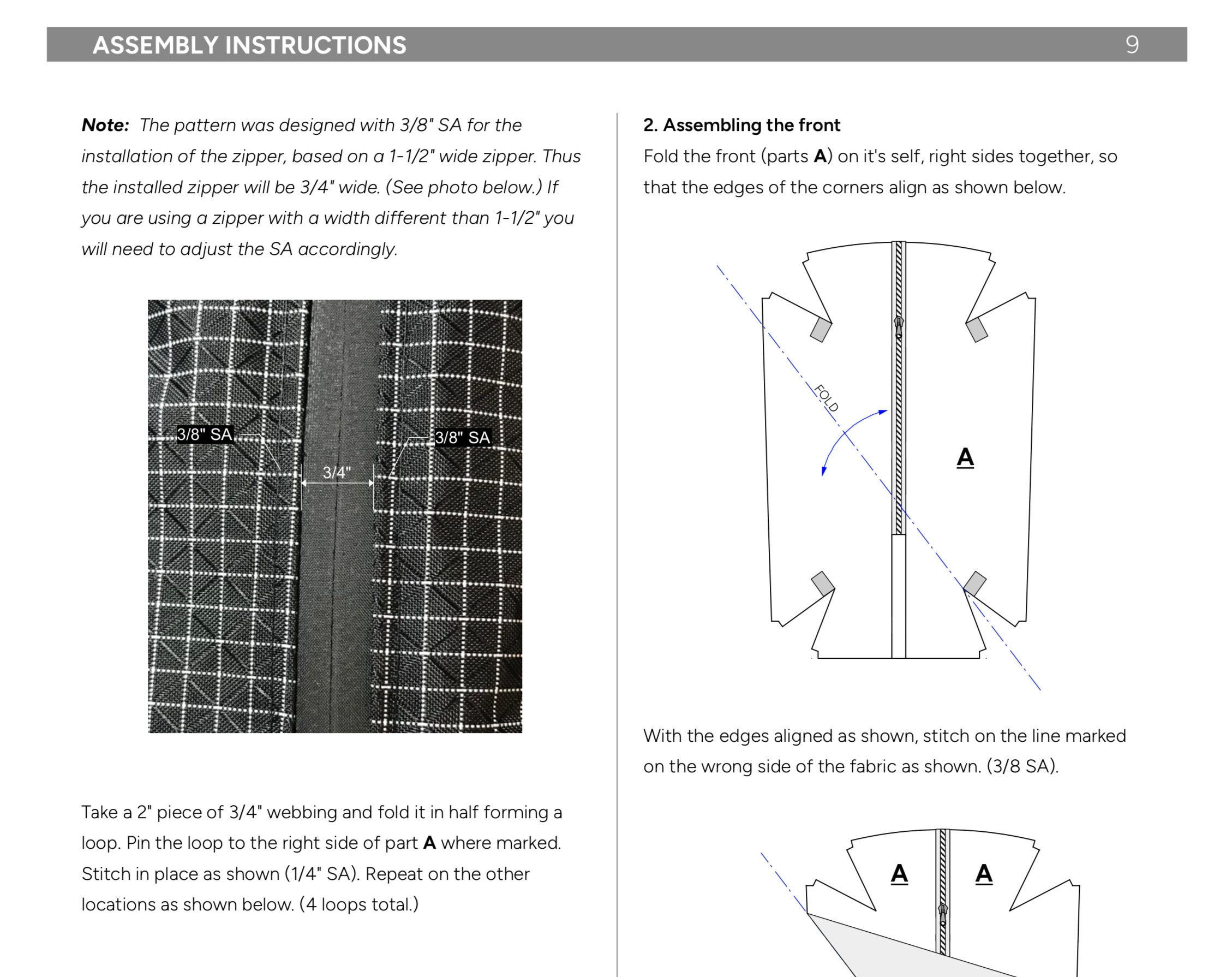 Sewing Pattern Metamorph Daypack Pocket - Etsy
