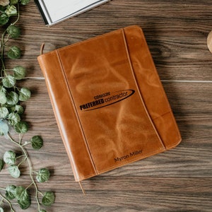 Portafolio de cuero personalizado, carpetas organizadoras de cuero, portafolios de cuero para hombre, portafolios de cuero con cremallera, soporte A5, bolsas para documentos
