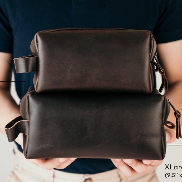 Large Mens Leather Travel Bag Etsy