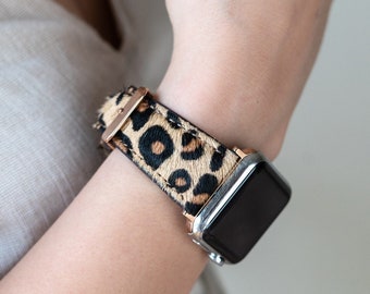40th Birthday Gifts for Women, Handmade Leather Apple Watch Band 38mm 40mm 41mm 42mm 44mm 45mm Series SE 7 6 5 4 3 2 1, Gifts for Valentines