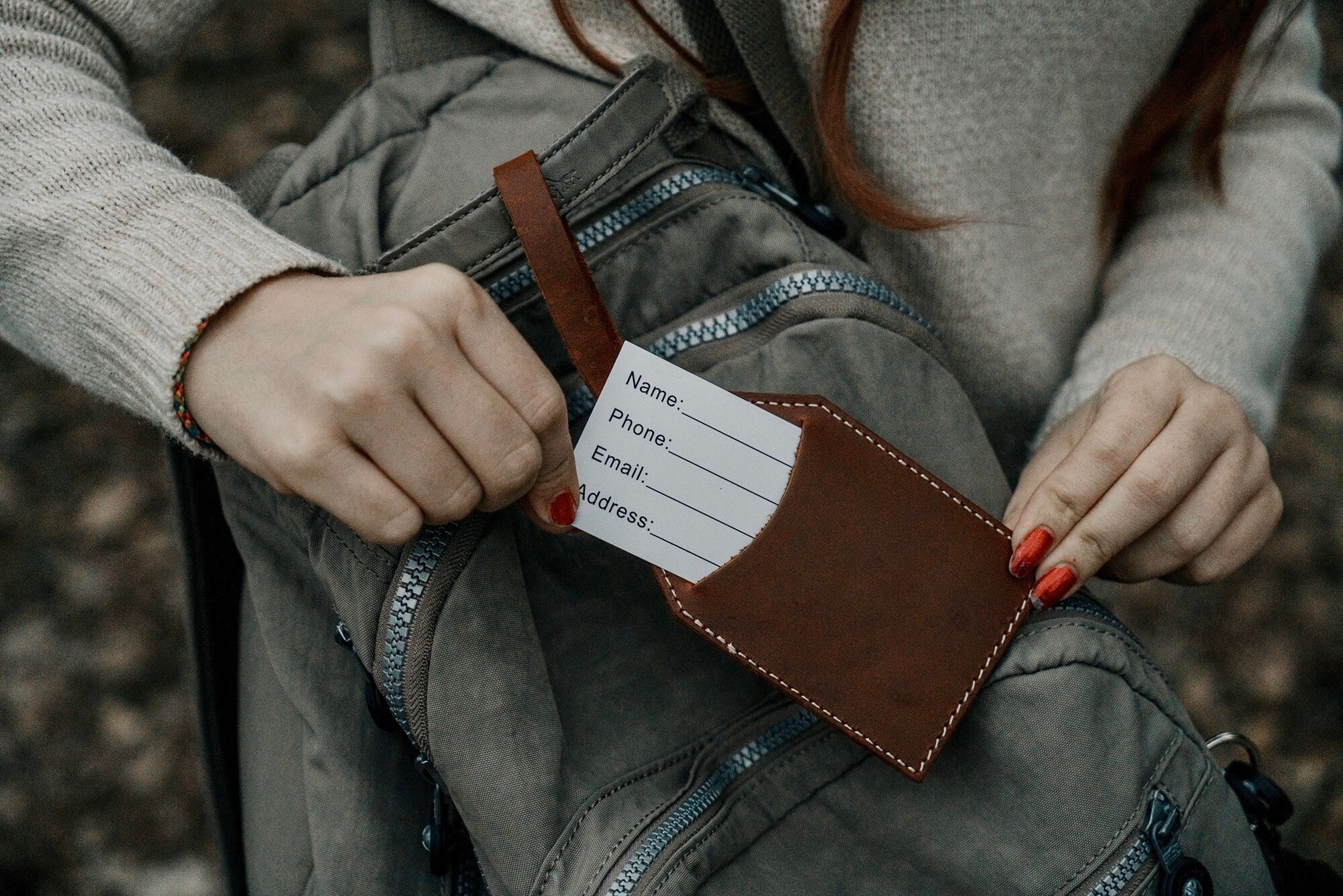 Luggage Tags Personalized Leather Luggage Tags Embossed Etsy