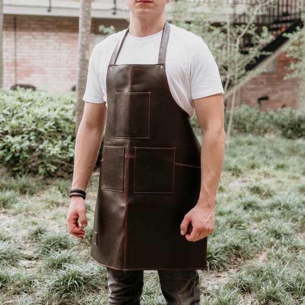 Personalized Leather Apron,Leather Apron Mens,Work Apron,Barista Apron,Gift for Chef,Apron for Work,Suede Leather Apron,Mens Barbecue Apron