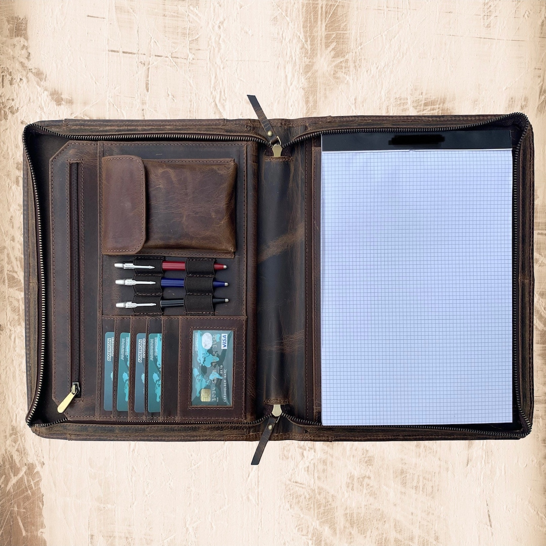 Personalized Leather Portfolio, Letter Size Organizer Folders, Leather Padfolio Men, Leather Portfolio Zipper, A4 Holder, Document Bag - Etsy Personalized Leather Portfolio, Letter Size Organizer Folders, Leather Padfolio Men, Leather Portfolio Zipper, A4 Holder, Document Bag - Etsy