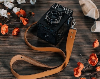 Personalized Leather Camera Straps, Customized Leather Camera Holder, Handmade Leather Camera Strap, Nikon, Canon, Pro Strap, gift for men
