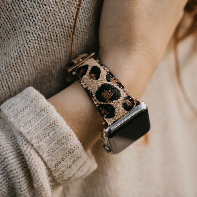 leopard apple watch band 44mm