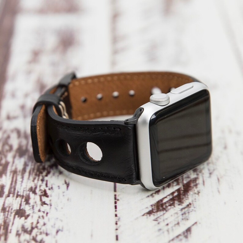 Leopard Fitbit Versa 2 Leather Watch Band Rose Gold Fitbit | Etsy