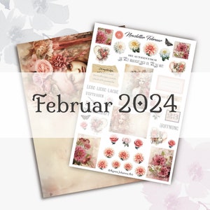 Set di diario spazzatura digitale dalla mia newsletter / set febbraio 2024