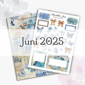 Set di diari digitali Junk dalla mia newsletter / Set giugno 2025