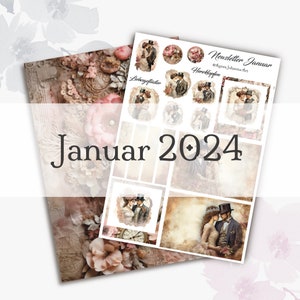 Ensemble de journaux numériques indésirables de ma newsletter / ensemble de janvier 2024