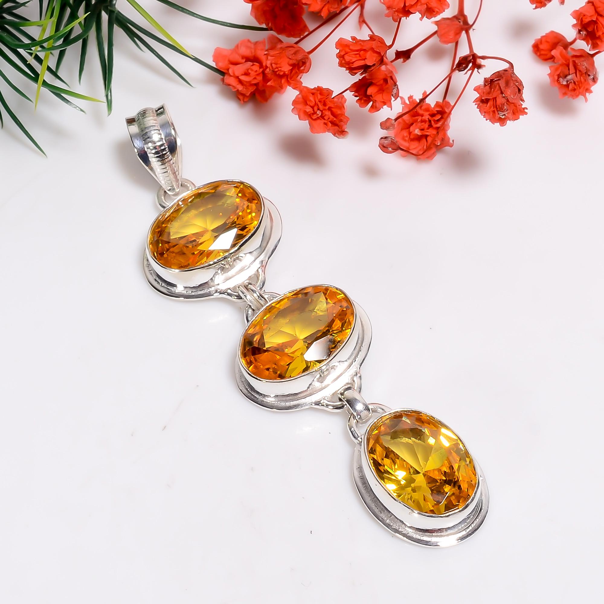 Colgante Ovalado De Citrino - España