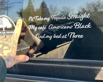 Letras de vinilo personalizadas: pegatinas para ventanas de coche, parachoques y portátiles