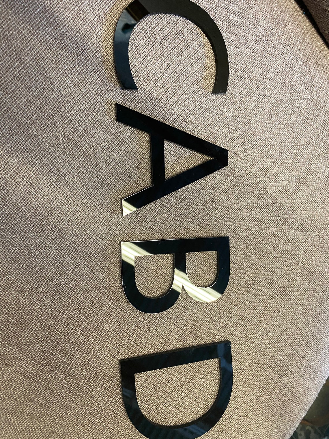 Black acrylic letters letters for business name letters for Etsy