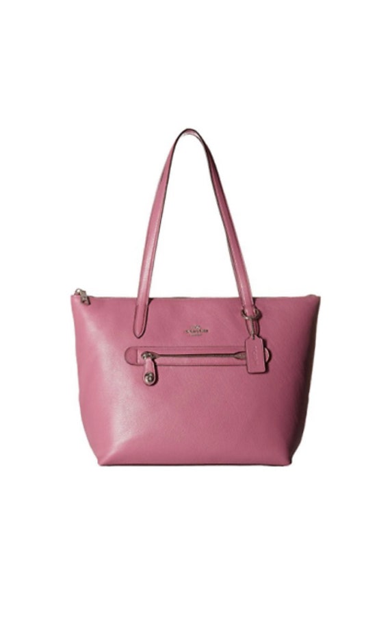 purple coach purse