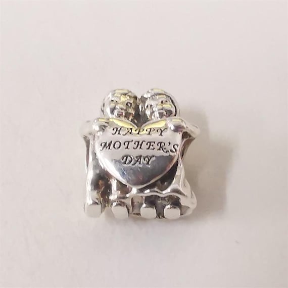 Pandora Kids Children Happy Mother's Day Heart Charm New