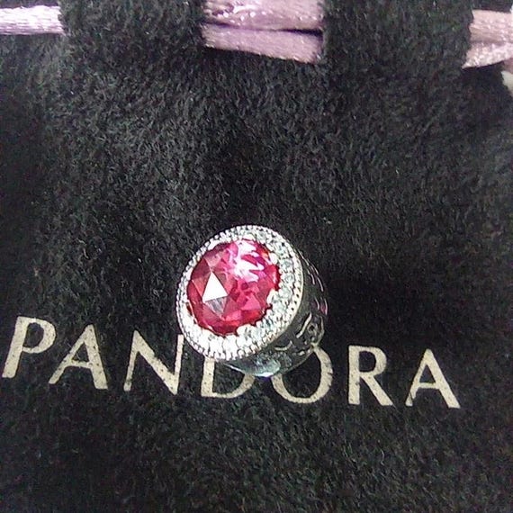 Pandora Belle's Radiant Red Rose Charm Silver S925 Ale - Main Image