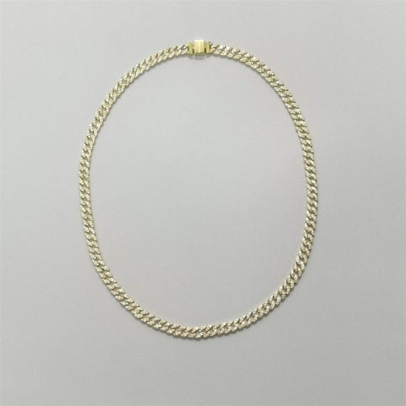 Pandora Golden Pavé Cuban Chain Necklace