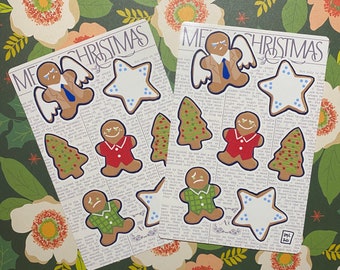 Supernatural Christmas Cookies Stickers