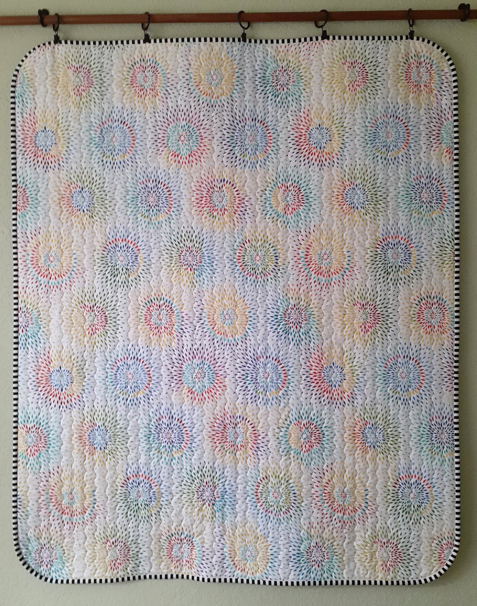 Postage Stamp Baby Quilt / Wall Hanging Etsy