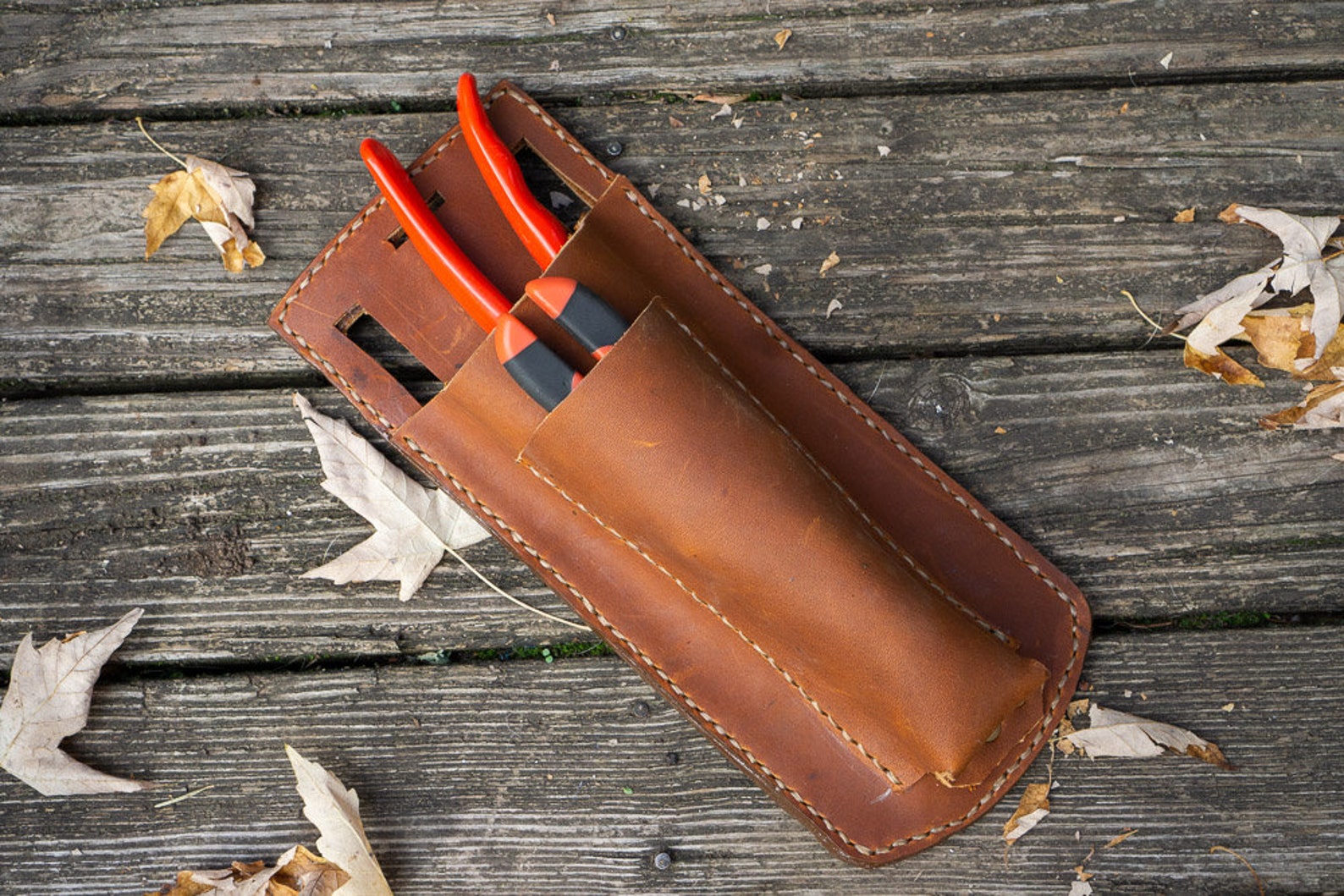 Leather Pruner Holster Gardening Holster Gardener's Tool Etsy
