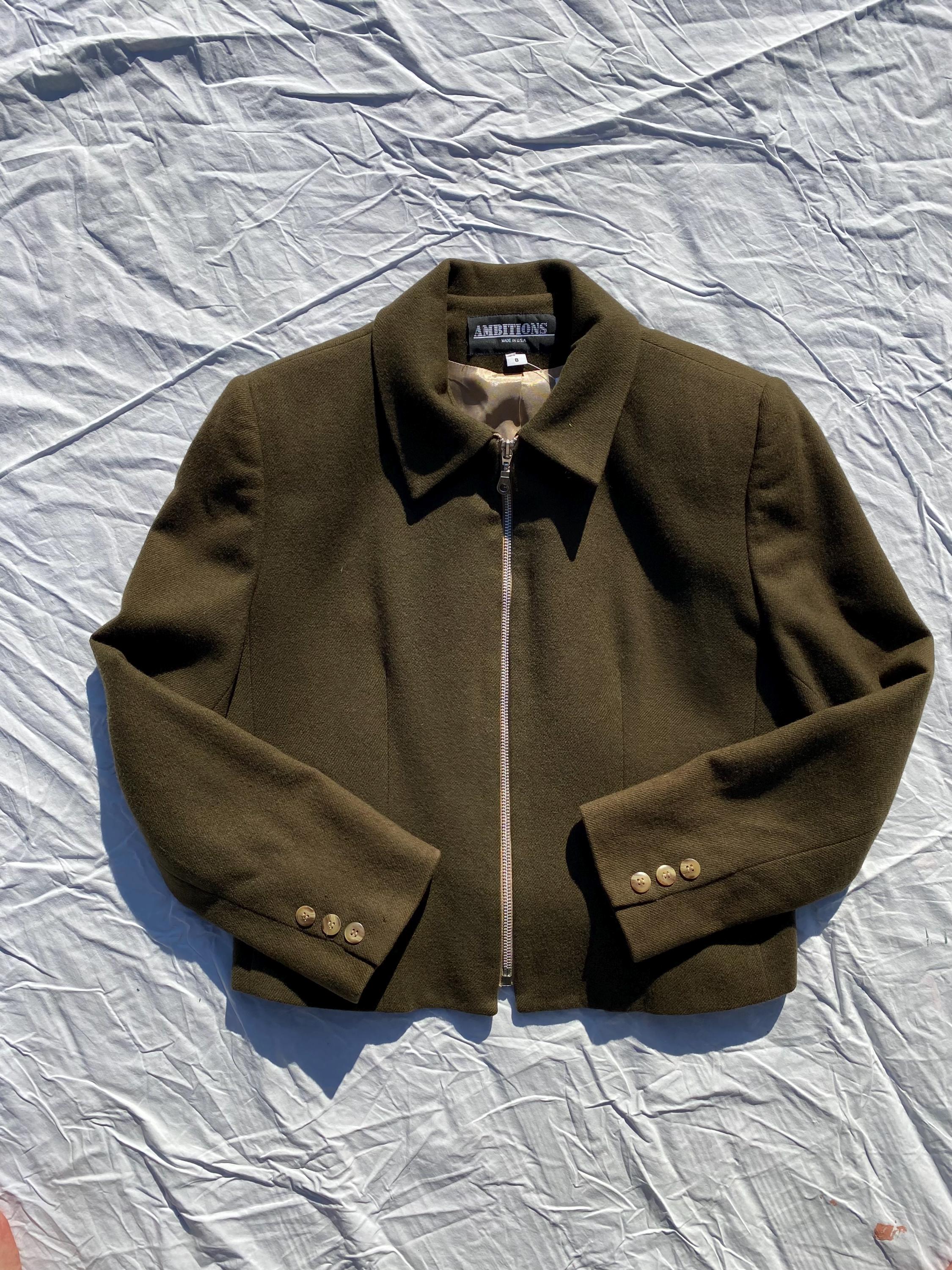 ジャケット・アウター 80s vintage short wool bomber jacket s-l1200.jpg