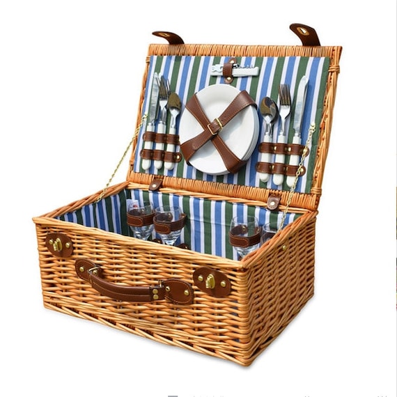 picnic basket set for 6