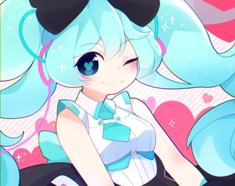 Magical Mirai Miku 11x17 Print