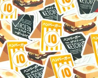 Texas Fast Food Sticker Pack