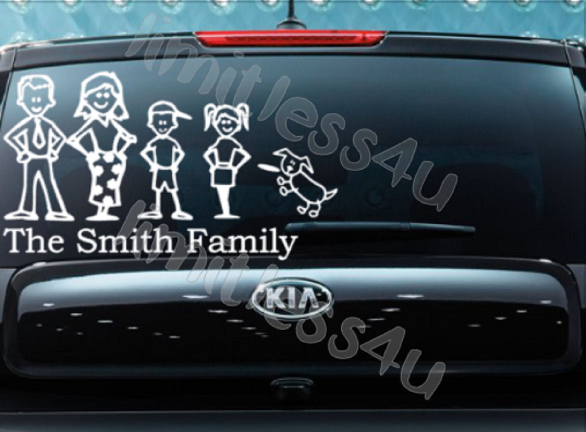 Family Car Decal Car Decal Family Sticker New Parents Decal Etsy
