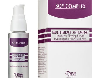 Dinur Cosmetics Soy Complex Multi  Impact Anti  Aging Intensive  Firming Serum