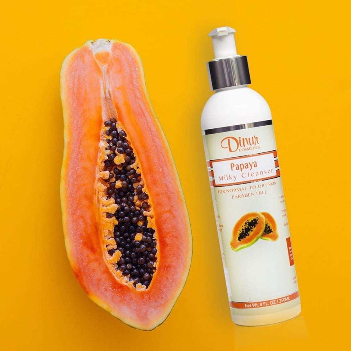 Dinur Cosmetics Papaya Milky Cleanser 8 Fl. Oz Etsy