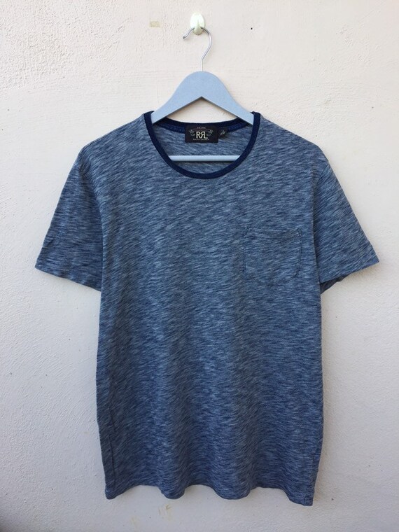 Vintage Double R.L. Ralph Lauren Indigo Pocket T-s