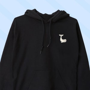 Whale Hoodie, Whale Icon Hoodie, Cute Whale Hooded Sweater, Cute Whale Sweatshirt, Whales Lover Friend Gift UNISEX ADULTS Hoodie