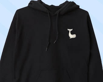 Wal Hoodie, Wal Symbol Hoodie, süßer Wal mit Kapuze Pullover, süßes Wal Sweatshirt, Wale Liebhaber Freund Geschenk UNISEX ADULTS Hoodie