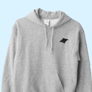 Stingray Hoodie, Manta Ray Hoodie, Stingray Cute Hooded Sweater, Manta Ray Sweatshirt, Diving Lover Gift, Diver Friend UNISEX ADULTS Hoodie