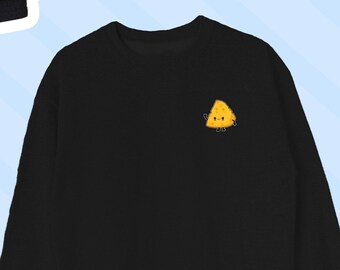 Cheese Sweatshirt, Fun Cheese Design Sweater, Cheese Crewneck, Cheese Lover Top Gift, Cheese Lover Gift, Fun Cheese UNISEX SWEATSHIRT