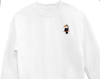 Toucan Sweatshirt, Toucan Bird Sweater, Toucan Crewneck, Toucan Top Gift, Toucan Lover Gift, Toucan UNISEX SWEATSHIRT