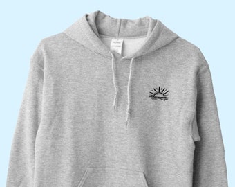 Sun Sunset Hoodie, Sunrise Icon Hoodie, Positivity Hooded Sweater, Sunrise Sweatshirt, Positive Gift Friend Gift UNISEX ADULTS Hoodie