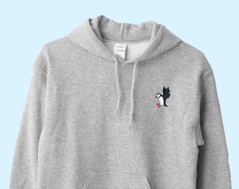 Puffin Hoodie, Cute Puffin Hoodie, Puffin Icon Hooded Sweater, Puffin Sweatshirt, Cute Puffin Gift, Puffin Icon UNISEX ADULTS Hoodie