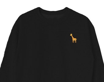 Giraffe Icon Sweatshirt, Cute Giraffe Sweater, Giraffe Lover Sweater, Cute Giraffe Lover Sweatshirt, Cute Giraffe Top Gift, Giraffe Gift