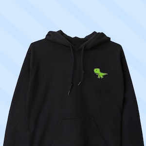 T-Rex Hoodie, Dinosaur Hoodie, Super Cute T-Rex Hooded Sweater, T-Rex Sweatshirt, Dinosaur Gift, Super Cute T-Rex UNISEX ADULTS Hoodie