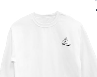 Surf Sweatshirt, Surfer Sweater, Surfer Sweatshirt, Surf Cute Crewneck, Surf UNISEX Sweatshirt, Surf Beach Cute Crewneck