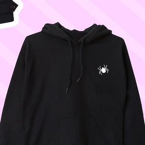 Spider Hoodie, Spider Icon Hoodie, Spider Top, Spider Halloween Sweater, Unisex Spider Hoodie, Halloween Spider Icon Sweater UNISEX ADULTS