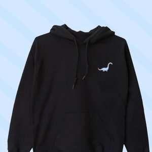 Dinosaur Hoodie, Long Neck Dino Hoodie, Dinosaurs Hooded Sweater, Dinosaur Sweatshirt, Long Neck Dino Gift, Dinosaurs UNISEX ADULTS Hoodie